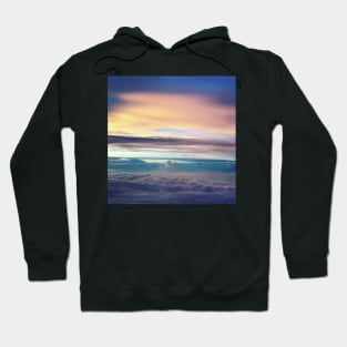 A Click Of The Beautiful Sunset Sky And Clouds From The Airplane Hoodie
